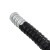 耐盾高 黑色包塑金属软管 电线电缆保护套管蛇皮管阻燃管 普通75mm（10米价格）