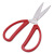 BQ38 不锈钢剪刀剪裁打包剪剪纸刀手工剪 大号 红色