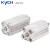 凯宇气动（KYCH）ADVU系列超薄气缸 缸径12/16/20/25行程5~200 缸径16 加外牙 