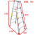 折叠梯子铝合金人字扶梯安全爬梯阁楼单梯合梯工程室内步梯凳 加固加强版全铝1.8米铝材升级