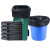 卫洋 WYS-189 黑色加厚餐饮厨房垃圾袋环卫垃圾桶特厚商用塑料袋60*80cm/50只