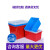 加厚塑料水箱塑料桶储水桶长方形养殖装鱼水产箱泡瓷砖 140蓝色加厚无盖740*535*415