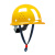 艾佩格艾佩格安全帽国标加厚透气工地遮阳帽建筑施工劳保头盔工地安全帽w 红色