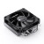 乔思伯HP400S CPU散热器mini小机箱cpu风扇htpc1155一体机itx超薄无光 HP400S 黑色 高度36.7mm