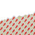 赫思迪格 JG-1234 红色箭头标签 不干胶贴纸 方向标贴 9*13MM方形（2700贴/包）