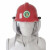 宏兴（Hong Xing） 森林消防安全帽 森林防火头盔定做扑火头盔消防员森林帽 1顶 红色