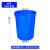 NOSAPC 塑料桶 圆形加厚 储水桶 380L不带盖 蓝色
