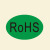时岸 贴纸绿色标签 RoSH标识76*45MM（500贴）