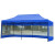 GAJY 帐篷折叠伸缩式广告遮阳棚加厚摆摊雨棚防晒活动展销棚 3*6米+4面透明围布