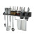 麦凯隆（McCain L）厨房置物架壁挂式调味架厨具收纳筷子筒刀叉筒抹布架厨房用品双桶 HS120-y哑黑