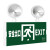 聚远 JUYUAN 应急灯 双头一体灯安全出口 充电安全出口指示灯LED照明 一个  2个起售