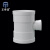 正奇谊 PVC水管接头 三通排水管件 白色 110*75（1个）