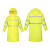 柯瑞柯林 警示反光防护风衣长款带帽雨衣荧光黄色 SLRF-361N 黄色 185