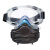 佳护防尘面具防工业粉尘装修喷漆防护面罩防护橡胶面罩可洗透气 面具+镇店眼镜