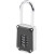 赫思迪格 JG-1400 大门健身房密码锁 更衣柜橱柜大号大码加长锁梁密码锁 挂锁 长款