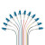 信捷(ABLEMEN) 48芯分支光缆LC-FC 集束单模束状尾纤光纤跳线32m
