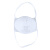 君御KN95防尘口罩杯型 G9510 透气防工业粉尘打磨粉尘 可重复头戴式白色 20只/盒 白色