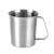 加厚304不锈钢量杯2000ml奶茶咖啡量杯带刻度2L 拉花杯实验杯量筒 不锈钢2000ml量杯