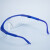 稳斯坦 WLL0182 实验室防护眼镜 防风沙伸缩腿防溅防冲击蓝白护目眼镜 蓝架白片（100个）