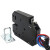 快递柜锁XG07售货机锁小型储物柜电磁锁12v24v电控锁5v柜门电子锁 XG-07E[5V四线塑料钛丝款]_--