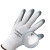 Rockwell 装卸打包机械维修耐油浸胶手套 劳保手套灰色 NL1002 5副 S(7寸)