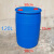 加厚摔不破200升柴油桶耐腐蚀120L化工塑料桶废液胶皮桶 加储油罐 加厚熟胶 120升单环桶 7公斤蓝色
