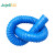 久洁Jojell工业吸尘管蓝色PVC橡胶伸缩管波纹软管除尘通风管排水管直径170 mm