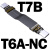 定制适用定制USB3.2延长线 加长手机平板type-c公母 充电数据线gen2x2 20g T6AT7BNC无芯片白点=0欧R=56K 0.6m