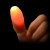 韦韦猪魔术手指套灯拇指套灯（一对）近景舞台魔法表演道具大龄儿 绿色