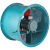 sf低噪音轴流风机220V380v工业排风扇厨房专用强力管道式引风机 备件 2.5-2高速/管道220v 