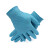 AMMEX爱马斯 柯沃系列 APFGWCHD44100一次性蓝色丁腈手套6.8g（加厚型 无粉 麻面）-中 *1盒 100只/盒