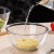 翼荏透明玻璃碗大号微波炉烤箱高温家用揉面沙拉碗打蛋和面盆 500ml可打鸡蛋 放小菜