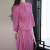 樊枫夏季女装新款气质名媛高端精致新中式旗袍连衣裙绝美小裙子两套装 紫色上衣+半身裙 S