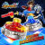 牧奈斯（MUNAISI）三星合体变魔幻战之飓风战魂2代灯光陀螺4玩具对战5套餐 蓝龙+电池-灯光
