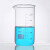 欧杜（oudu） 高硼硅刻度玻璃高型烧杯实验器材 LG高型玻璃烧杯800ml(2个)