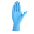 一次性手套复合丁腈改性PVC劳保合成丁晴美容纹身防护乳胶100 蓝色 M码-中号