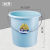水桶塑料桶加厚手提学生储水洗澡洗衣装水桶厕所大号 大号蓝色30L高强力桶