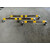 不锈钢护栏M型钢管挡车器加厚U型护栏防撞路桩防护道路挡车警示柱 201-u型护栏-300mm1000mm76