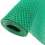 赫钢 PVC镂空地垫塑胶防滑垫S型防水垫地毯4.5mm厚*1.2米宽*15米/卷 绿色
