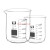 玻璃烧杯玻璃烧杯量耐高温烧杯50/100/150/250/500/1000/ml化学实验器FZB 低型250ml