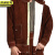 京州实邦 棕色有内衬全皮上衣 加厚牛皮电焊皮衣耐高温大码焊接皮裤JZSB-9220