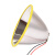 LED光杯铝合金反光杯大手电筒灯碗探照灯头灯远射聚光型3.7V4.2伏 白光 直径4.5cm 5W光杯 欧司朗