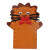 优巧珂圣诞节手偶diy材料包幼儿园儿童不织布手工制作动物布偶手套玩具 狮子