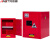 安达通 化学品储存柜 防爆安全柜工业防火箱 液体易燃易爆存放试剂柜 红色4加仑-15升