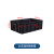 万迪诺防静电周转箱 塑料零件收纳箱 ESD电子元件物料盒 黑色物流筐 660*400*190mm（8号）