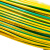 五彩 江南电缆 (JIANGNAN CABLE) 家装用铜芯单芯多股软电线 BVR 1平方,黄绿色 100米