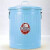 dulton金属垃圾桶铁皮厨房客厅杂物收纳桶套装带盖圆桶定制 浅蓝 12L 直径27*总高35.5cm