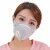 林盾（LINDUN）3007防尘口罩KN95防护口罩防霾粉尘防护男女口罩 灰色（带呼吸阀）