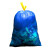 标燕【90*100cm特厚10只】航空垃圾袋蓝色大垃圾袋大号手提式自动收口抽绳收纳袋BY01