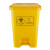 30L废物垃圾桶脚踩带盖塑料垃圾箱小区实验室15L废物箱污物桶 70升垃圾袋80cm*90cm平口
